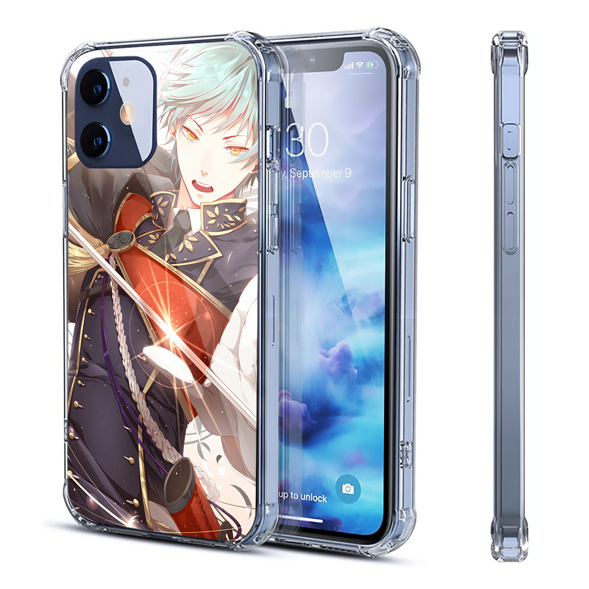 （画像用） 刀剣乱舞 Touken Ranbu 【iPhone 12シリーズ対応】透明スマホケース（クリアソフトケース）
